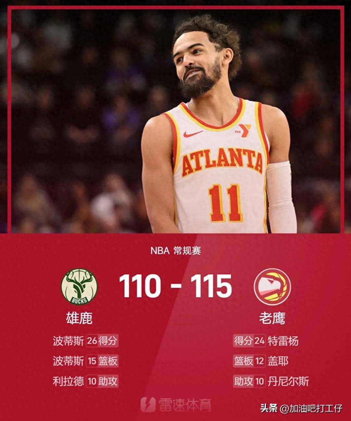奇才负雄鹿，战绩继续下滑